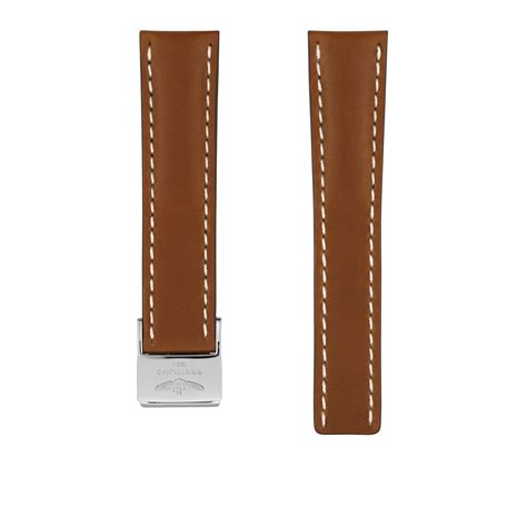 Gold novo nappa calfskin leather strap 